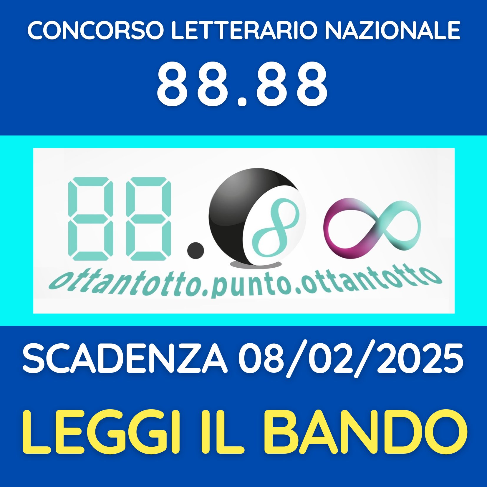 banner per Concorso 88.88 XI edizione